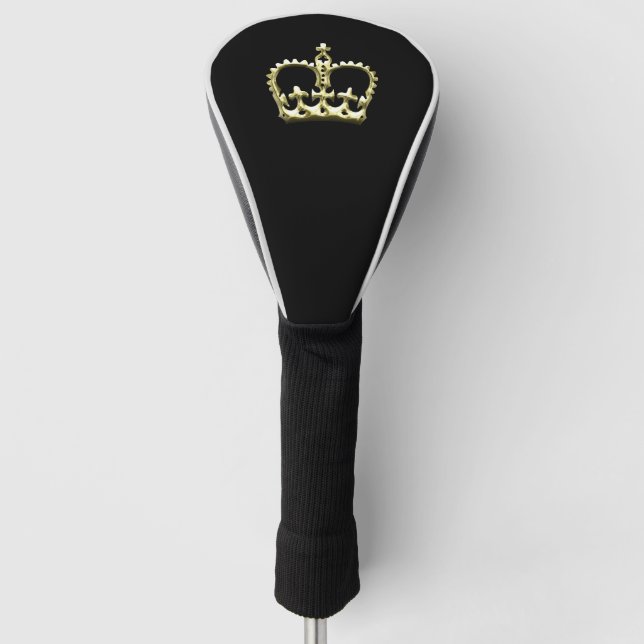 Golden Crown Golf Head Cover (Front)