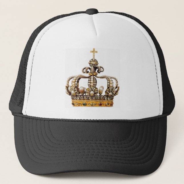 Golden Crown I Trucker Hat (Front)