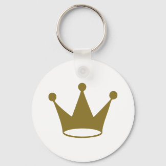 Golden crown keychain