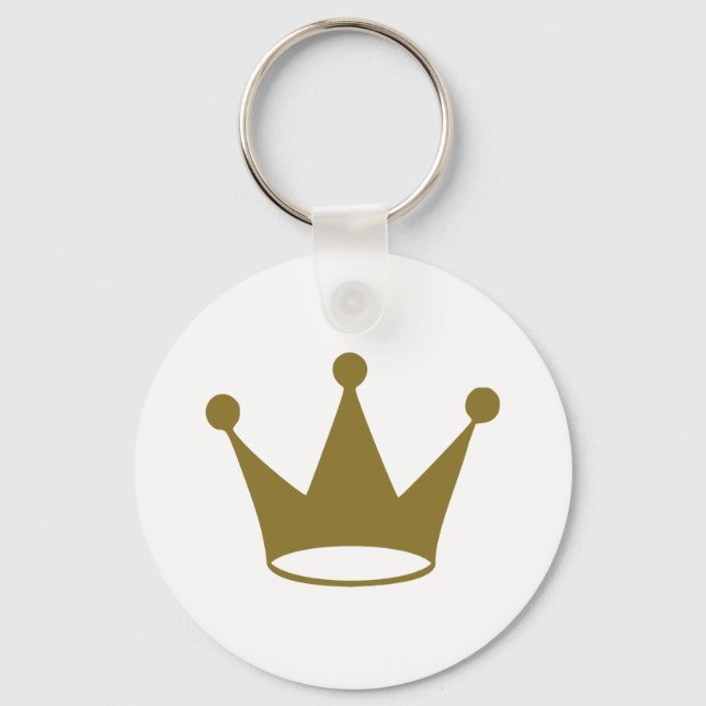 Golden crown keychain (Front)