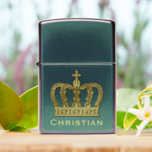 Golden Crown - luxury royal 1 Zippo Lighter
