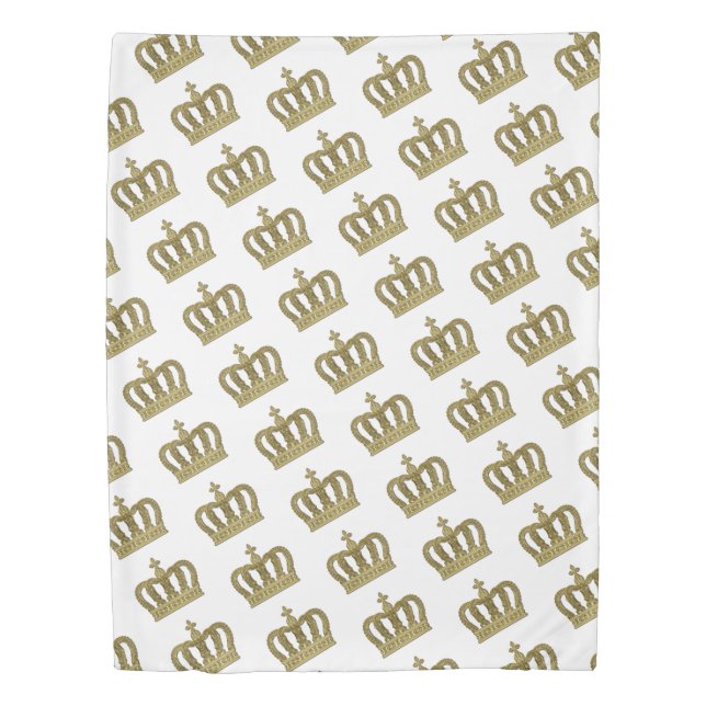 Golden Crown - luxury royal 2 Duvet Cover (Front)