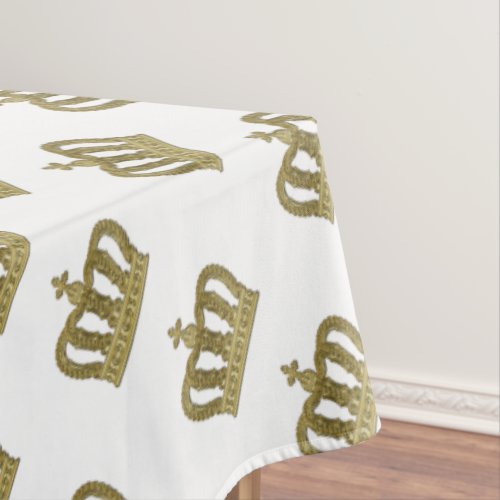 Golden Crown _ luxury royal 2 Tablecloth