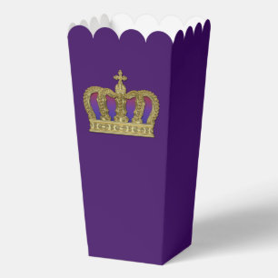Golden Crown - luxury royal 5 Favor Boxes