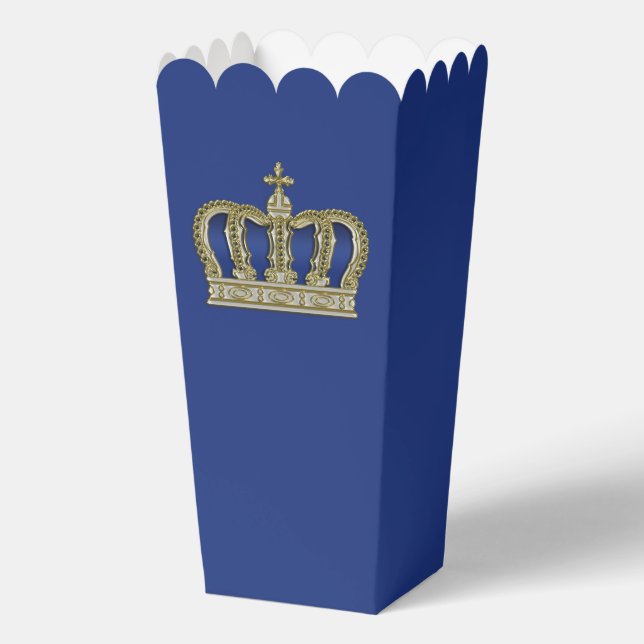 Golden Crown - luxury royal 6 Favor Boxes (Back)