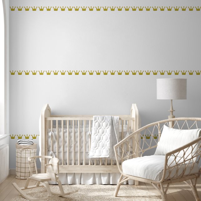 Golden Crown - luxury royal border 1 Wallpaper (Kids)