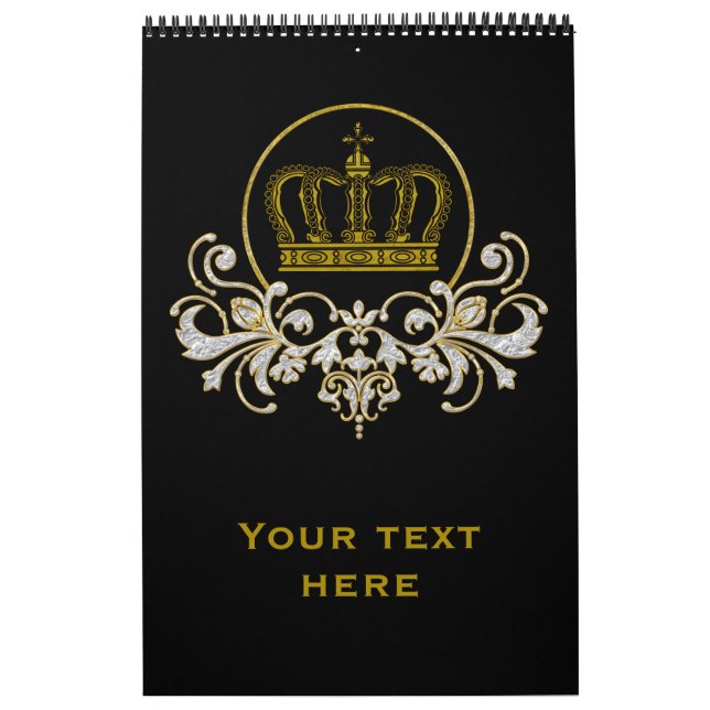 Golden Crown - luxury royal Calendar (Cover)
