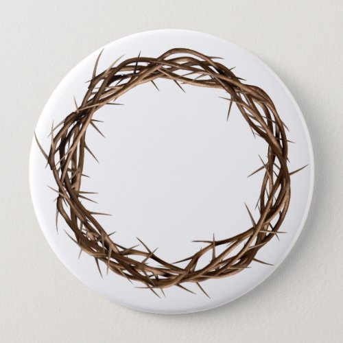 Golden Crown Of Thorns Pinback Button