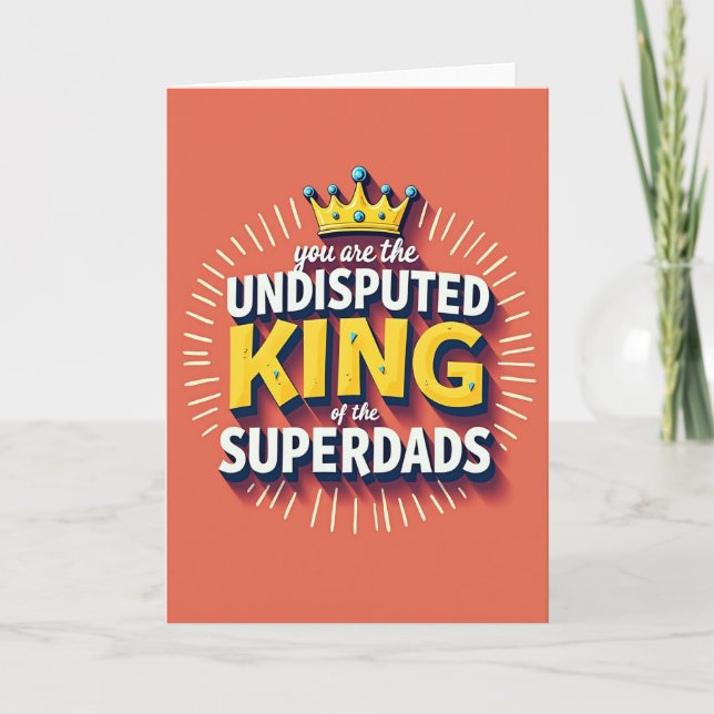 Golden Crown Superdad Card (Front)