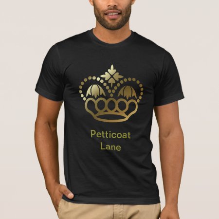 Golden Crown Tee Shirt - Petticoat Lane