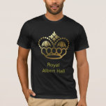 Golden Crown Tee Shirt - Royal  Albert Hall at Zazzle