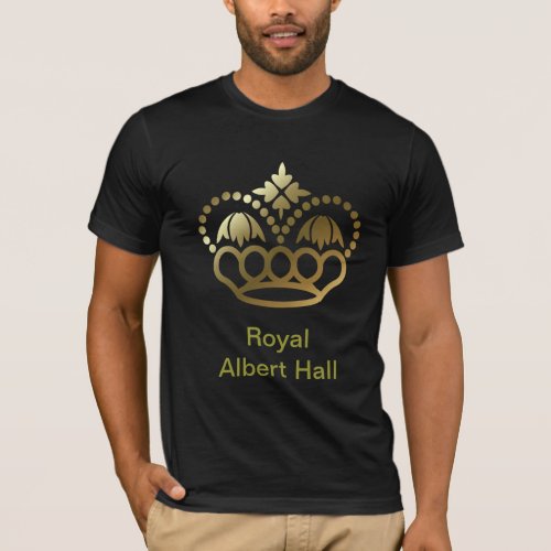 Golden crown Tee SHirt _ Royal  Albert Hall