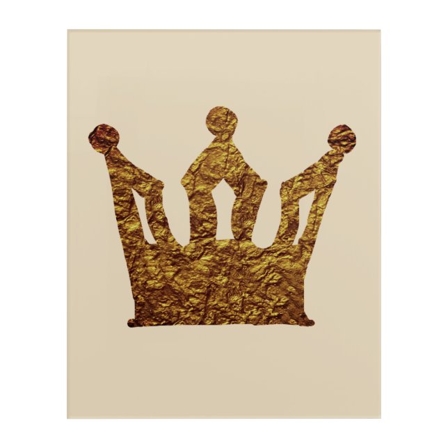 Golden Crown Wall Art (Front)