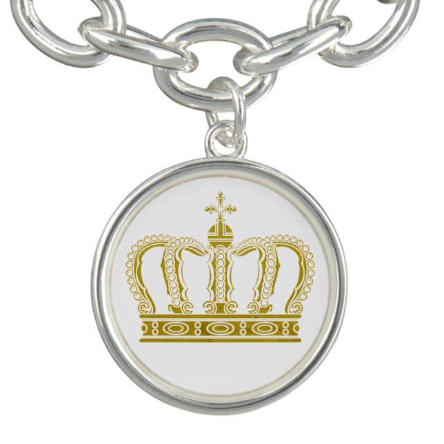 Golden Crown + your ideas Bracelet (Design)