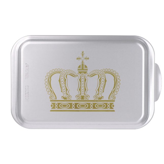 Golden Crown + your ideas Cake Pan (Front)