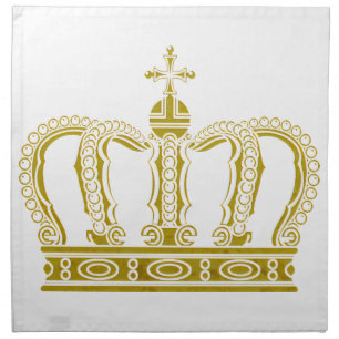 Golden Crown + your ideas Cloth Napkin