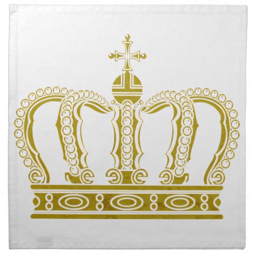 Golden Crown  your ideas Cloth Napkin