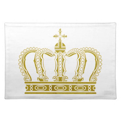 Golden Crown  your ideas Cloth Placemat