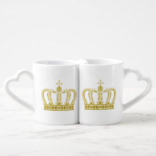 Golden Crown + your ideas Coffee Mug Set
