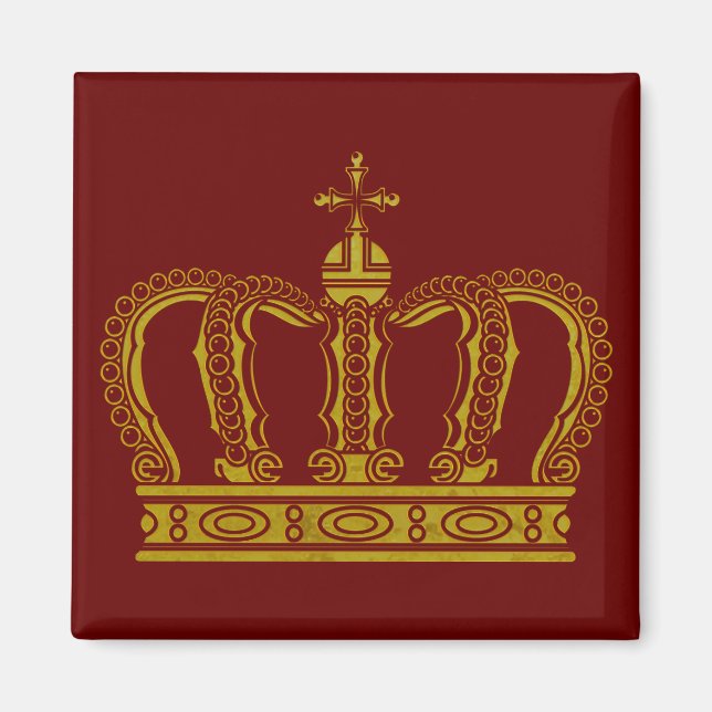 Golden Crown + your ideas Magnet (Front)