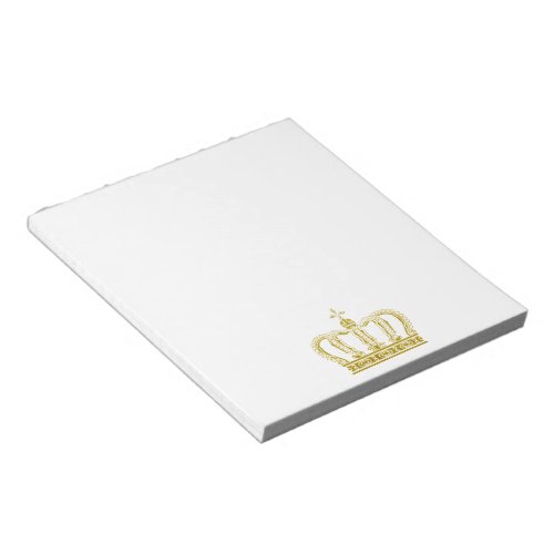 Golden Crown  your ideas Notepad