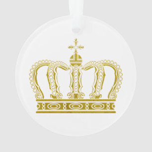 Golden Crown + your ideas Ornament