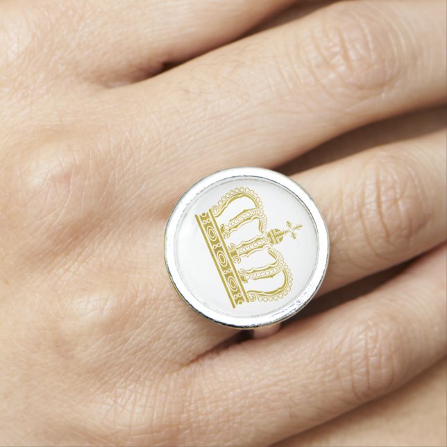 Golden Crown + your ideas Ring (In Situ)