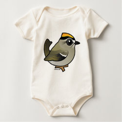 Birdorable Golden-crowned Kinglet Infant Organic Creeper
