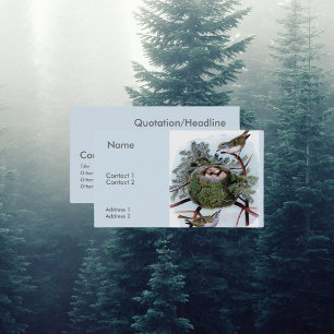 golden crowned kinglets business card