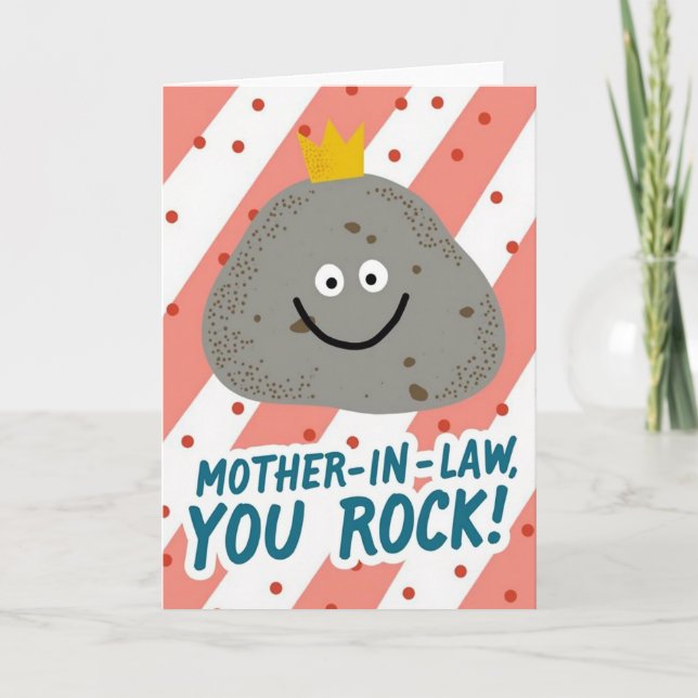 Golden Crowned Mothers Day Card (Front)