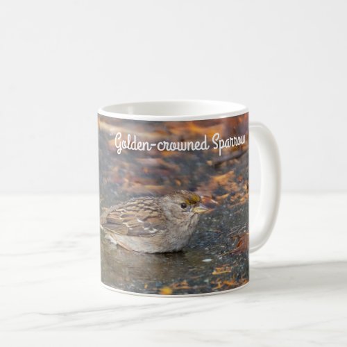 Golden crowned Sparrow Coffee Mug