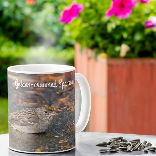 Golden crowned Sparrow Coffee Mug