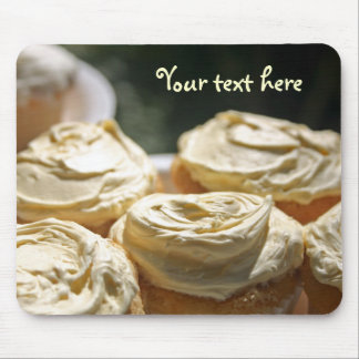 Golden Cupcakes Designs Mouse Pad