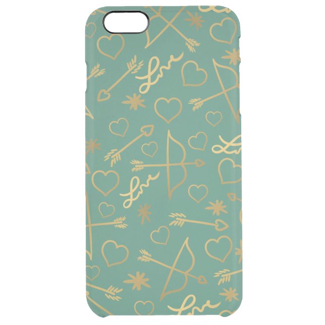 Golden Cupid Uncommon iPhone Case (Back)