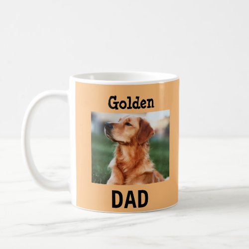 Golden Dad Dog Father Golden Retriever Coffee Mug