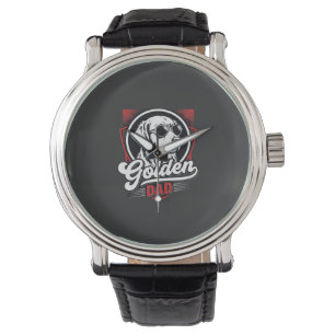Golden Dad Golden Retriever Sunglasses Design Watch