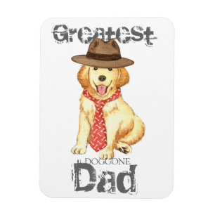 Golden Dad Magnet