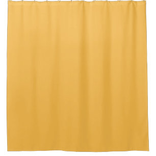 Golden Daffodil Yellow, Bright Solid Color Shower Curtain
