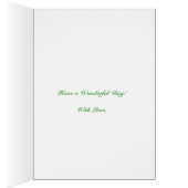 Golden Daffodils, March Birth Month Flower Card (Inside (Right))