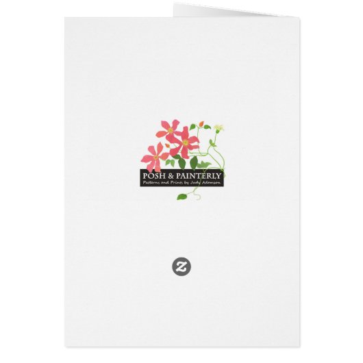 Golden Daffodils, March Birth Month Flower Card (Back)