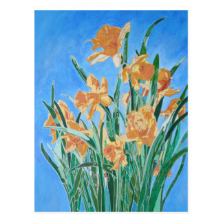 Golden Daffodils Postcard