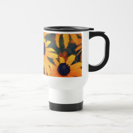 Golden Daisies Flower-lover's Floral Art Mug