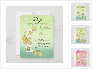 Golden Daisy Dream Wedding Collection