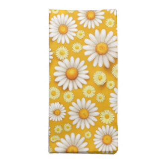 Golden Daisy Garden Cloth Napkin