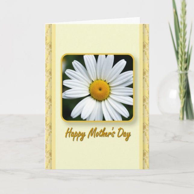 Golden Daisy Mother Card (Front)