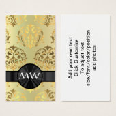 Golden damask (Front & Back)