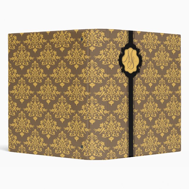 Golden Damask Binder (Background)