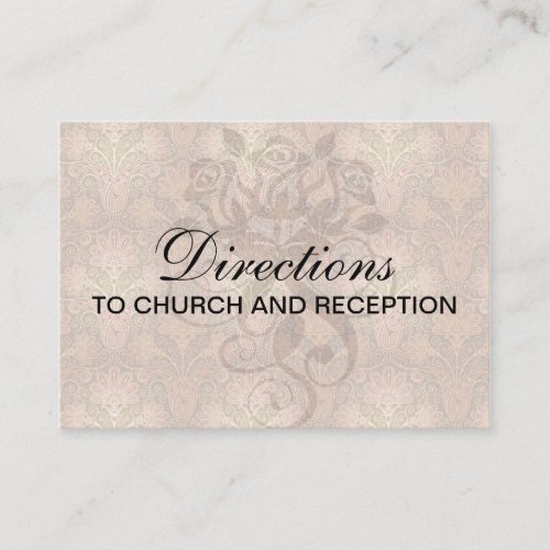 golden damask business card templates
