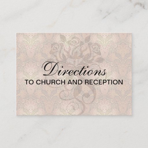 Customizable golden damask business card templates