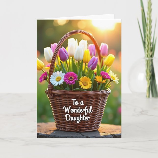 Golden Daughters Spring Card (Front)